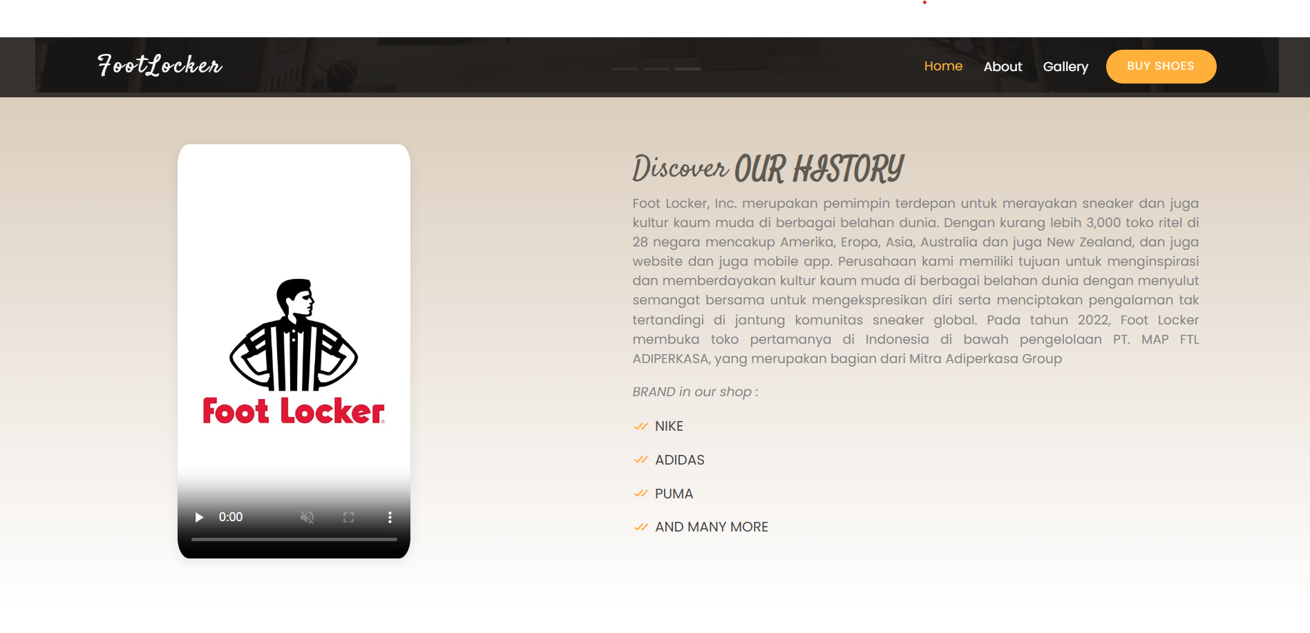 Website Online Shop